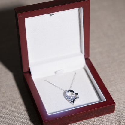 situation — Collar Corazón Amor Eterno – Para Mi Hija, con Estuche de Luz y Tarjeta