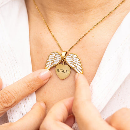 situation — Collar Mi Ángel Personalizado con Nombre Grabado