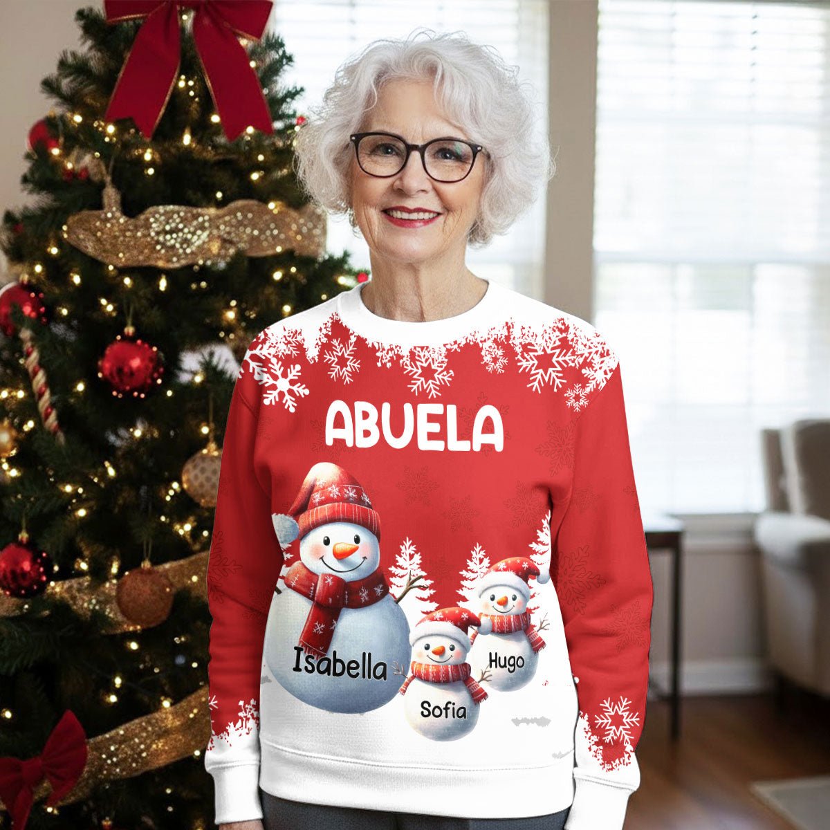 situation — Sudadera Navideña Personalizada Abuela