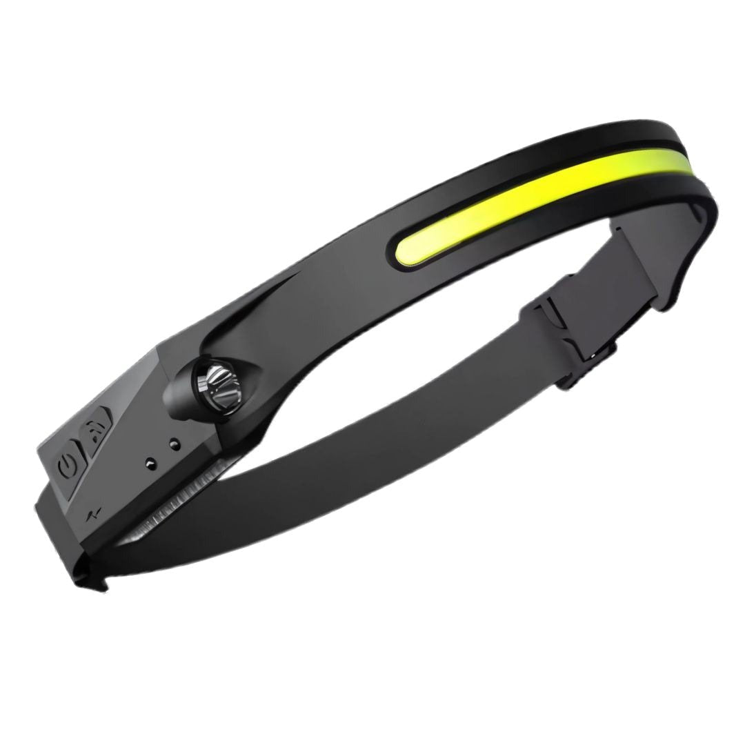 Linterna frontal LED recargable, haz de 230°