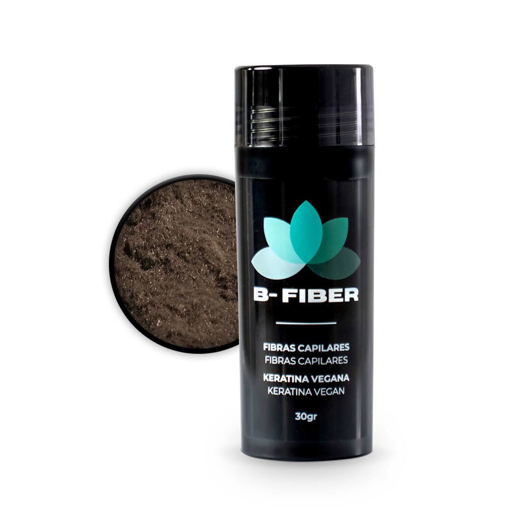couleur Castaño Medio — Fibras Capilares de Queratina – Pack 2 frascos de 30 g