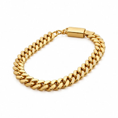 couleur Dorado — Collar Cubano para mi Hijo con Tarjeta Dedicada