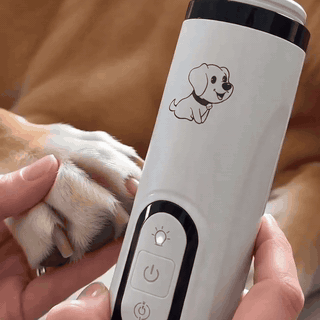 gif — Lima de uñas eléctrica silenciosa para perros