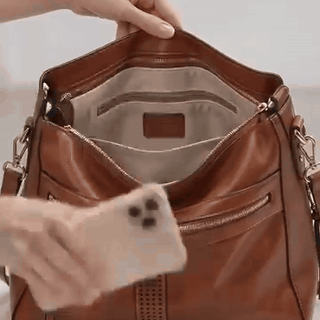 gif — Bolso Hobo Retro de Piel Suave – Gran Capacidad