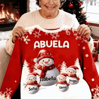 gif — Sudadera Navideña Personalizada Abuela