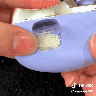 gif — Cortaúñas Eléctrico 2 en 1 Recargable – Corta y Lima en un Solo Gesto