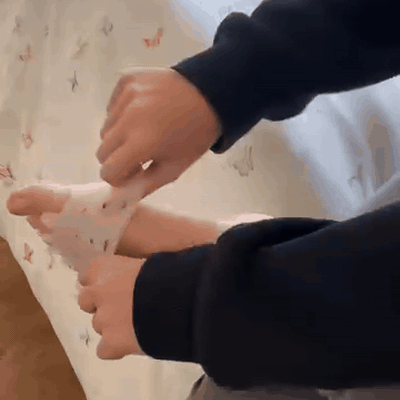 gif — Almohadillas Separadoras de Dedos de Gel Transpirable – 1 Par + 1 Par de Regalo