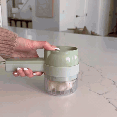 gif — Cortador Eléctrico de Verduras 4 en 1 – Inalámbrico y Recargable