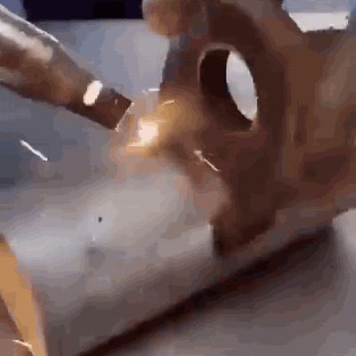 gif — Soldador Eléctrico 80 W de Calentamiento Rápido con Avance de Hilo a Una Mano