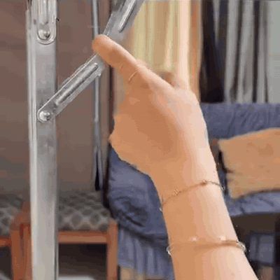 gif — Tendedero Plegable Extensible XXL de Acero Inoxidable