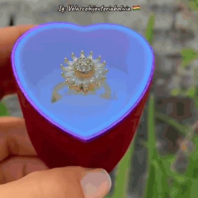 gif — Anillo Girasol Giratorio Ajustable – Gíralo y desconecta