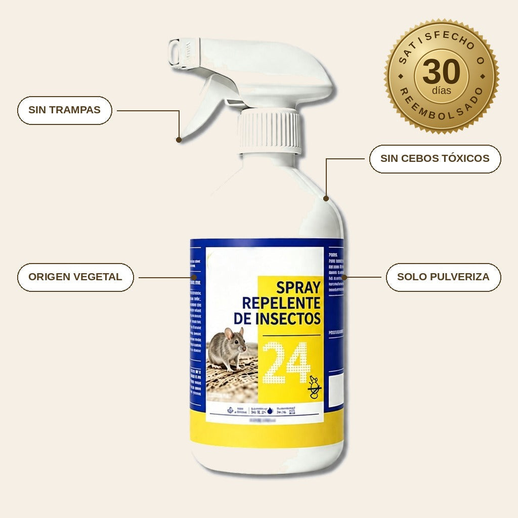 infographie — Spray Repelente de Roedores de Origen Vegetal – 500 ml