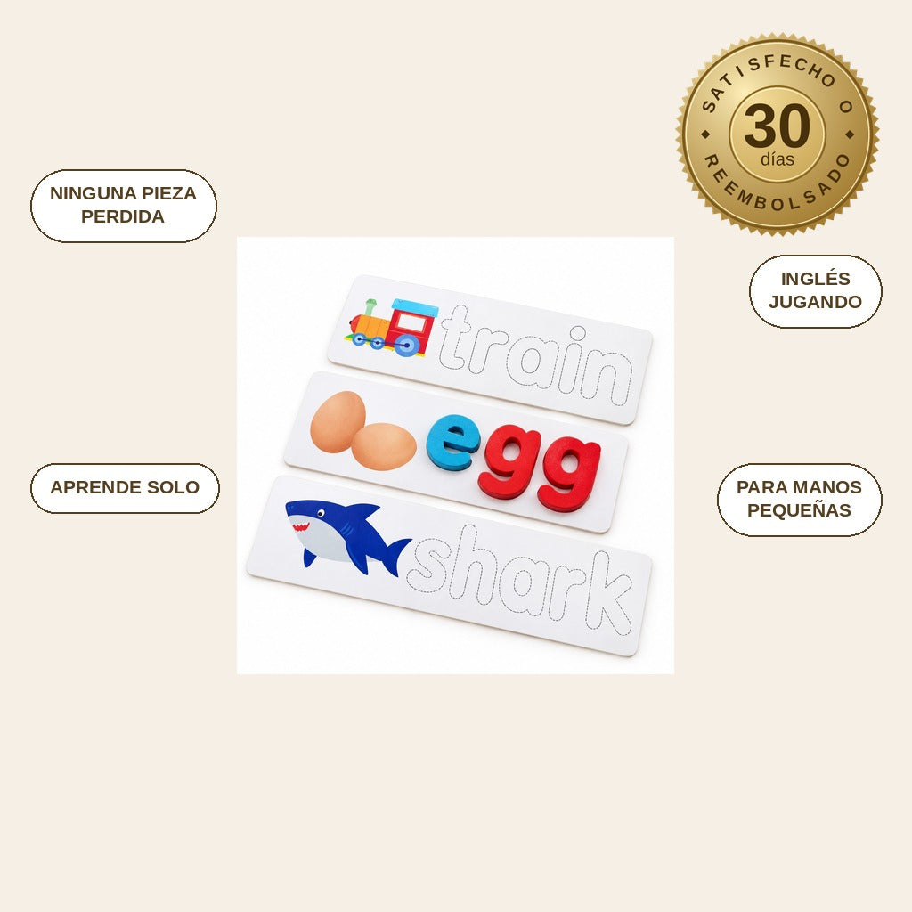 infographie — Juego de Deletreo con Letras de Madera – Aprende Inglés Jugando