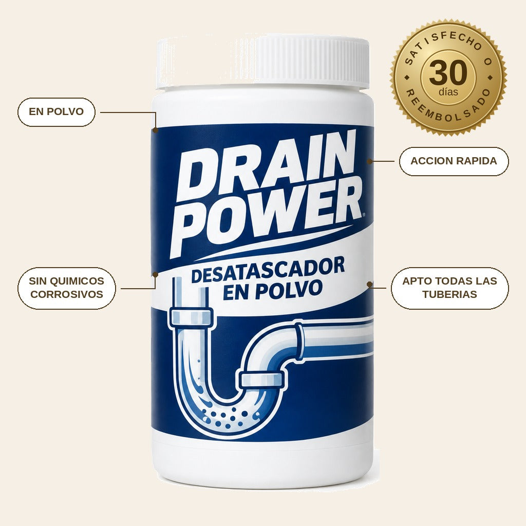 Desatascador de Tuberías Gel Ultra Rápido