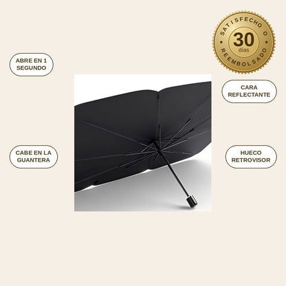 infographie — Parasol Paraguas Plegable para Parabrisas