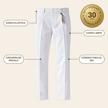 infographie — Pantalón Chino Elástico para Hombre