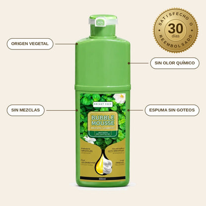 infographie — Tinte Capilar en Espuma de Origen Vegetal – 500 ml