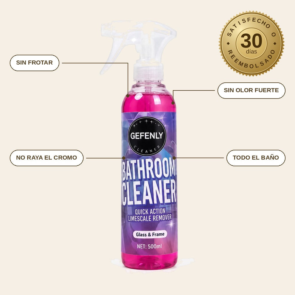 infographie — Limpiador Antical Baño y Mamparas – Spray