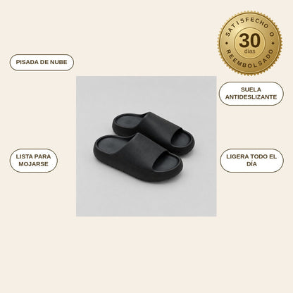 infographie — Chanclas Nube™ – Suela EVA Gruesa y Antideslizante
