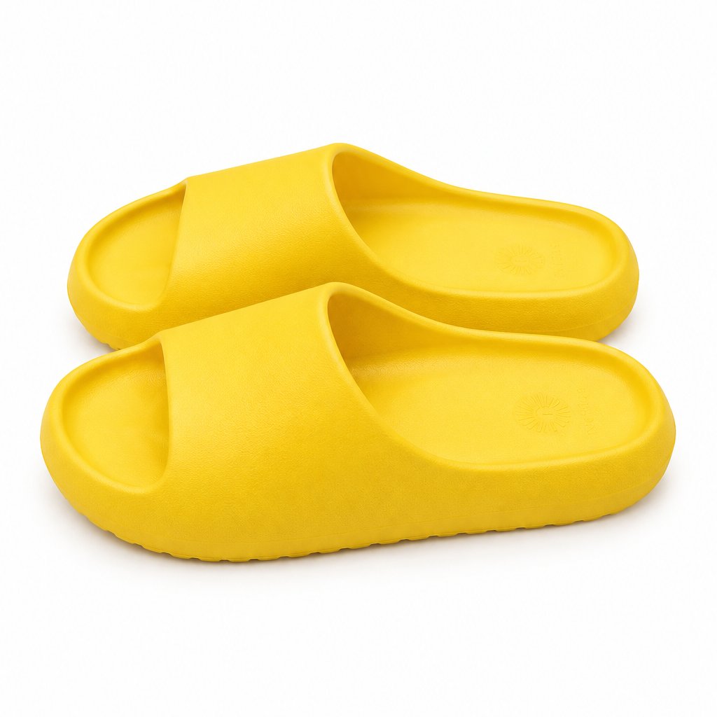 couleur Amarillo — Chanclas Nube™ – Suela EVA Gruesa y Antideslizante