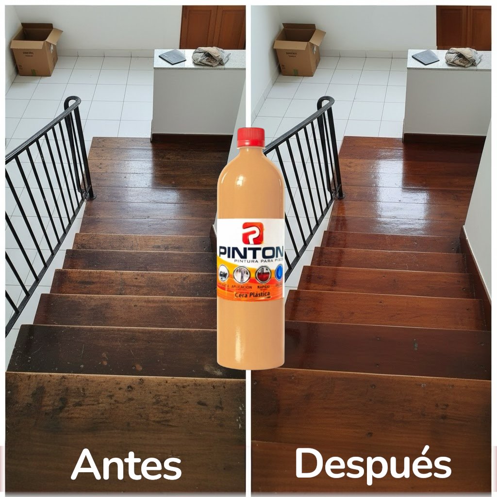 couleur Nogal — Pintura Restauradora para Suelos – Color Intenso y Acabado Brillante