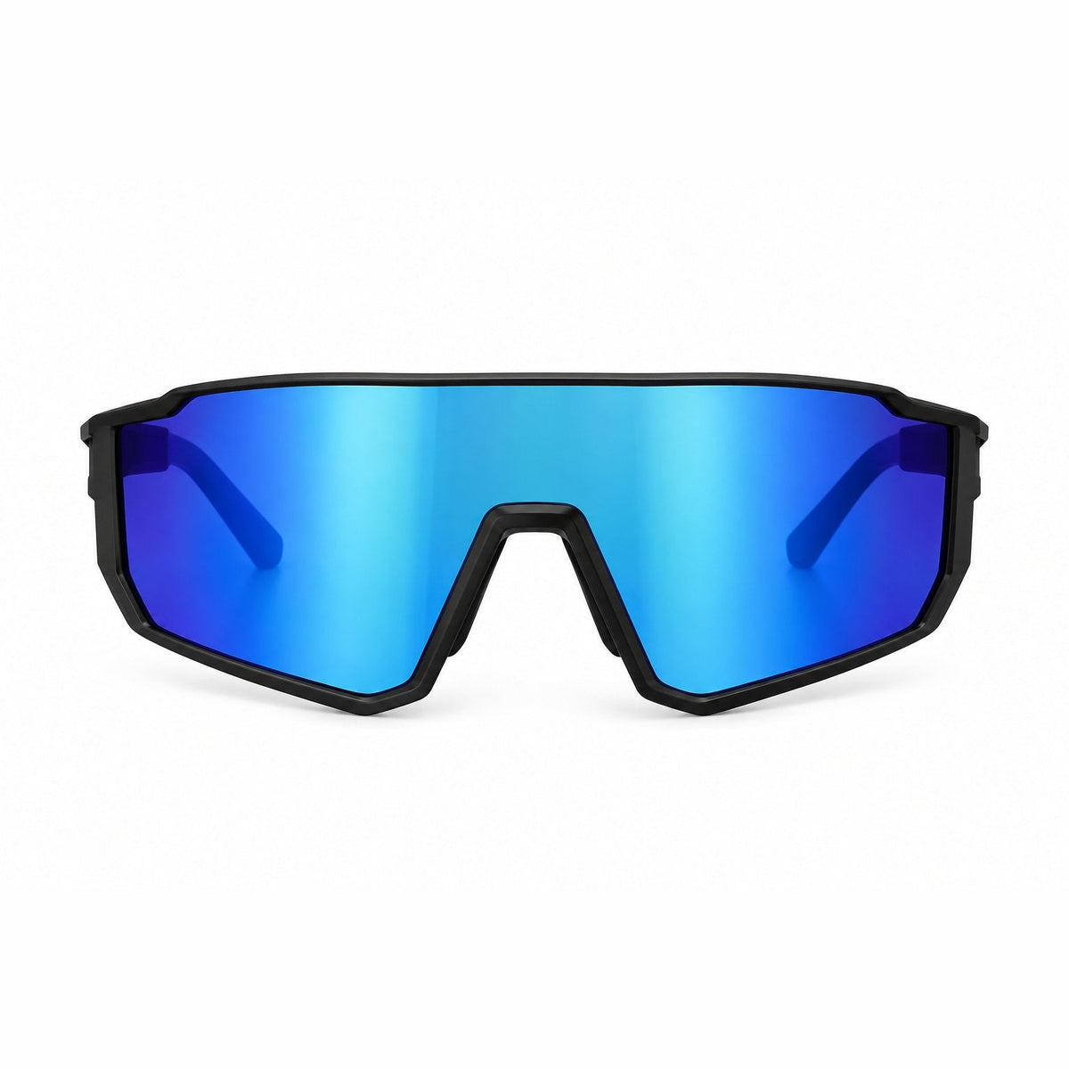 couleur Negro Azul — VeloVista™ – Gafas deportivas panorámicas, lente de una sola pieza y montura TR90 ultraligera
