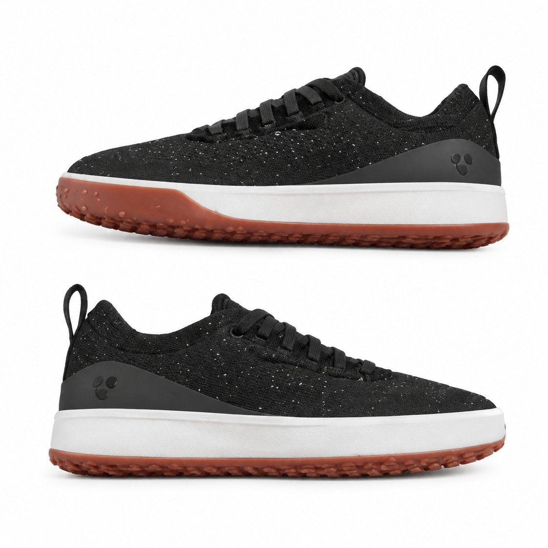 couleur Negro asfalto — Zapatillas Impermeables de Punto – Pies secos bajo la lluvia