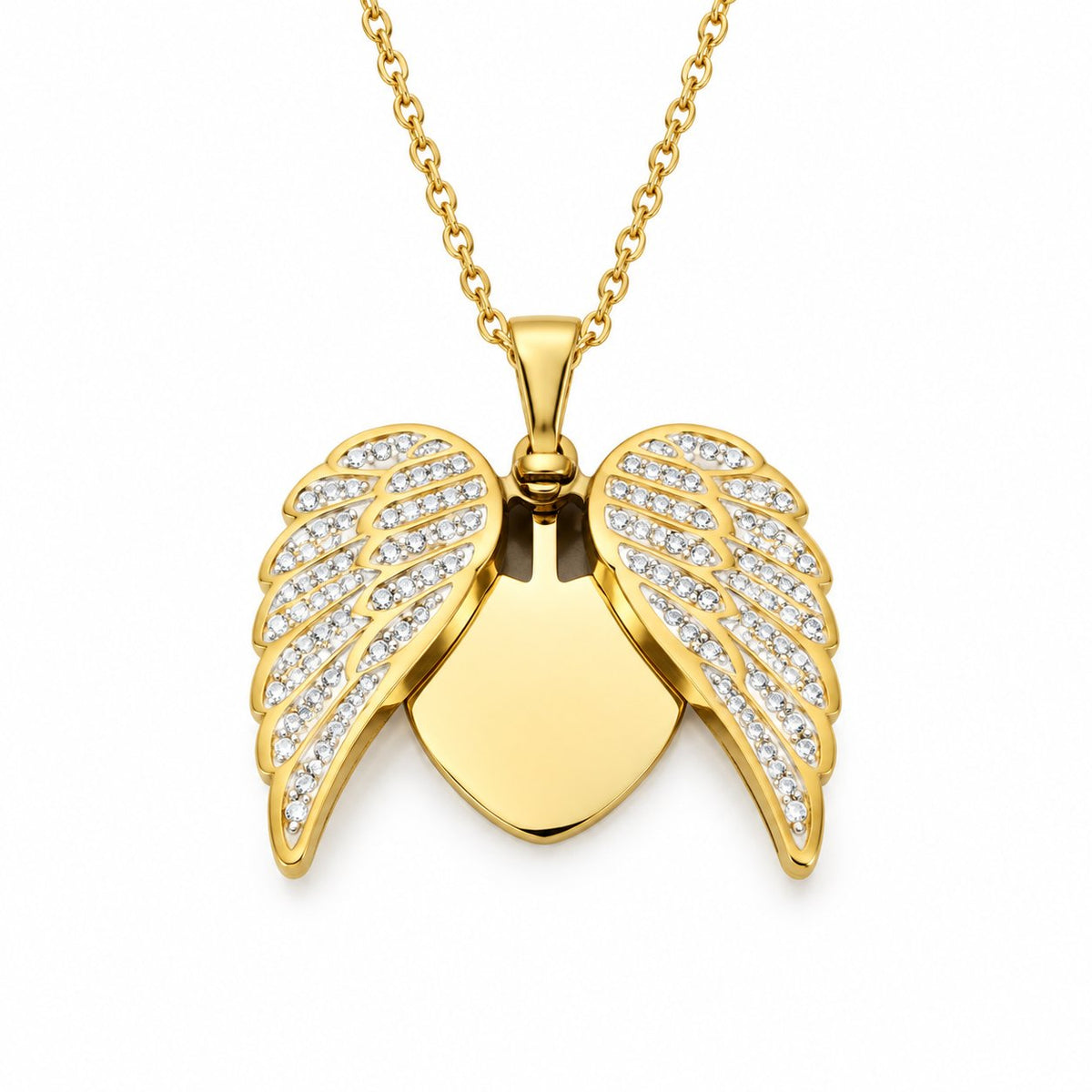 couleur Oro — Collar Mi Ángel Personalizado con Nombre Grabado