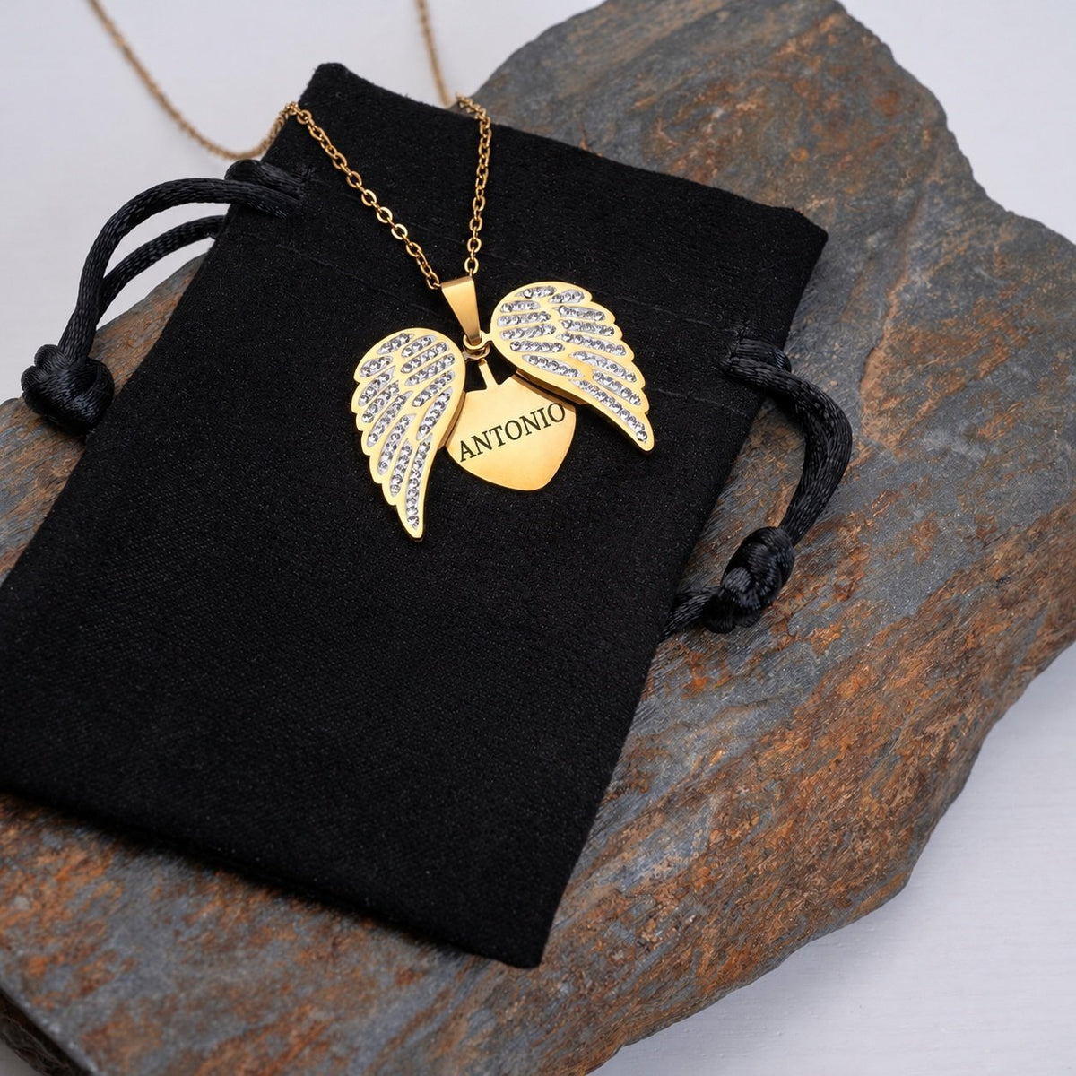 situation — Collar Mi Ángel Personalizado con Nombre Grabado