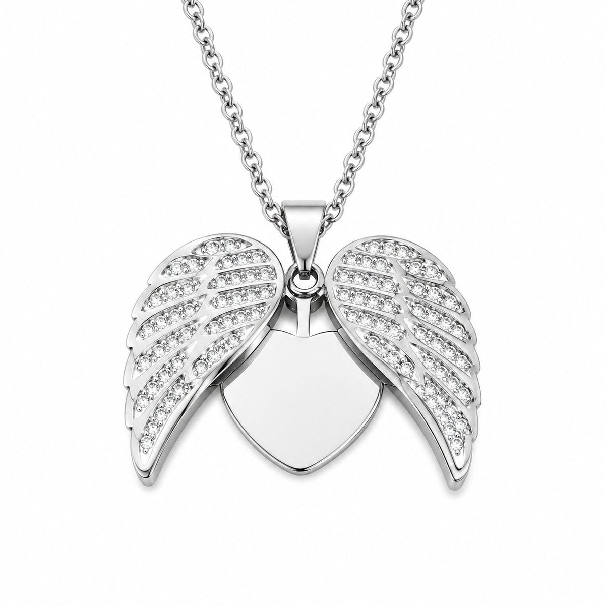 couleur Plata — Collar Mi Ángel Personalizado con Nombre Grabado