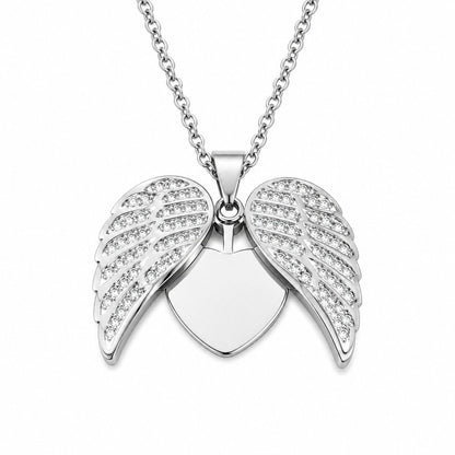 couleur Plata — Collar Mi Ángel Personalizado con Nombre Grabado