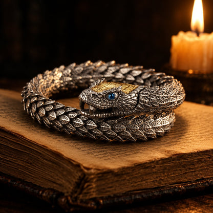 situation — Pulsera Jörmungandr – La Serpiente del Mundo en Acero Inoxidable