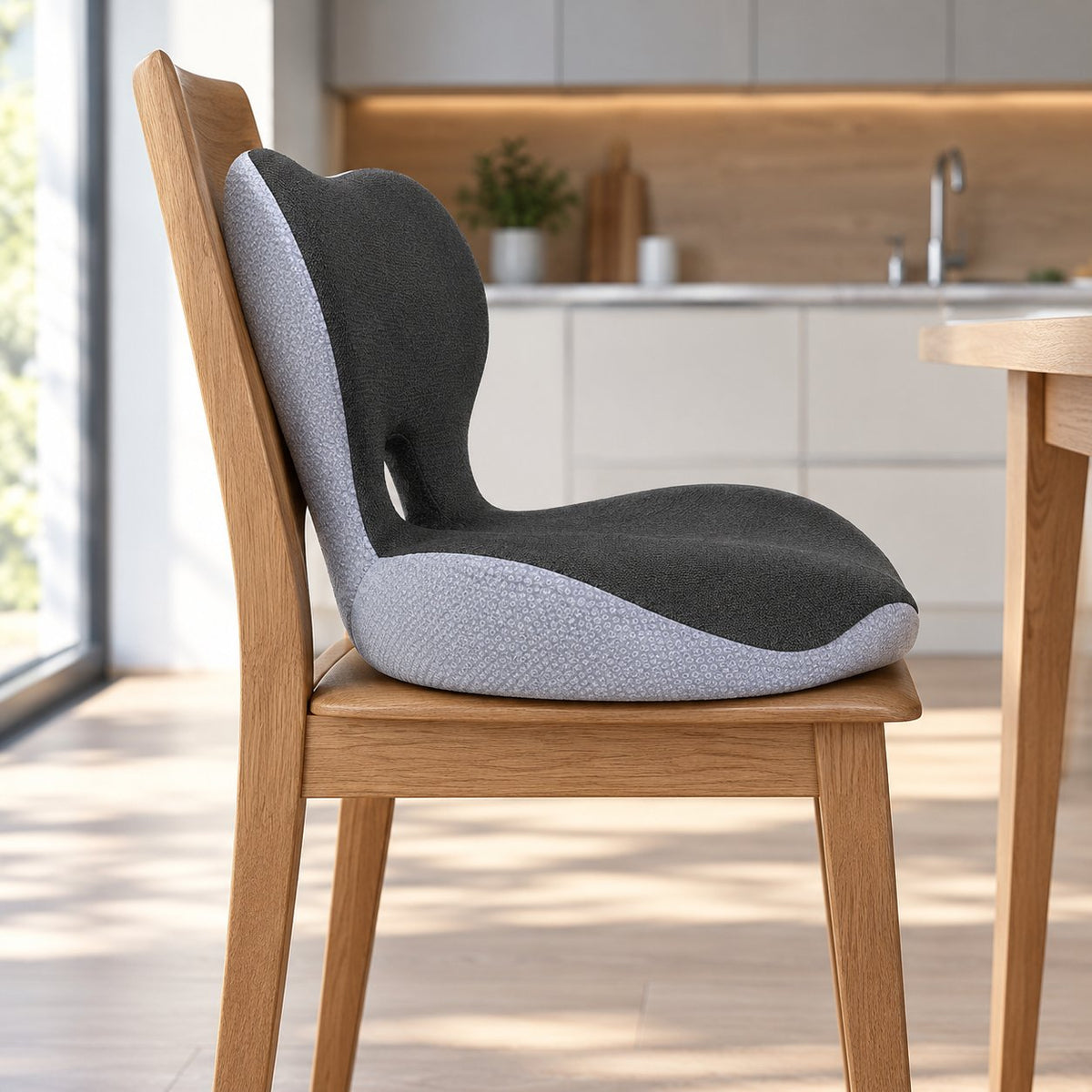 situation — Cojín Ergonómico con Respaldo Lumbar – Asiento y Respaldo de Espuma Viscoelástica en una Sola Pieza