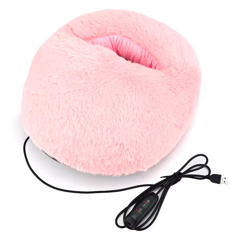 couleur Rosa — CalorPies™ – Calentador de Pies Eléctrico USB de Felpa