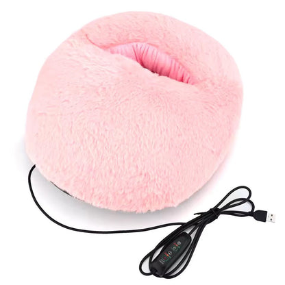 couleur Rosa — CalorPies™ – Calentador de Pies Eléctrico USB de Felpa