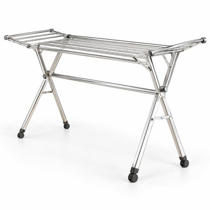 packshot — Tendedero Plegable Extensible XXL de Acero Inoxidable