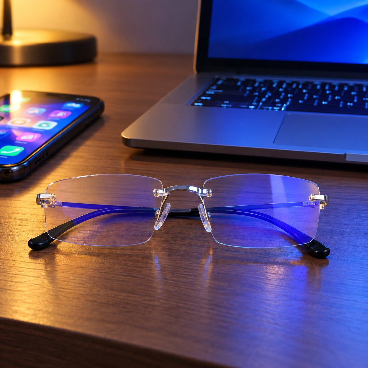 situation — Gafas de Lectura Progresivas Sin Montura – Anti Luz Azul
