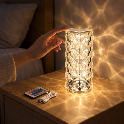 situation — LumiCristal™ – Lámpara LED de Cristal Acrílico con Mando a Distancia