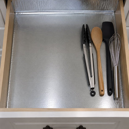 situation — Lámina Adhesiva de Aluminio Antigrasa para Cocina – Rollo 60 cm × 5 m