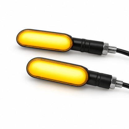 packshot — Intermitentes LED para moto con proyección al suelo (par)