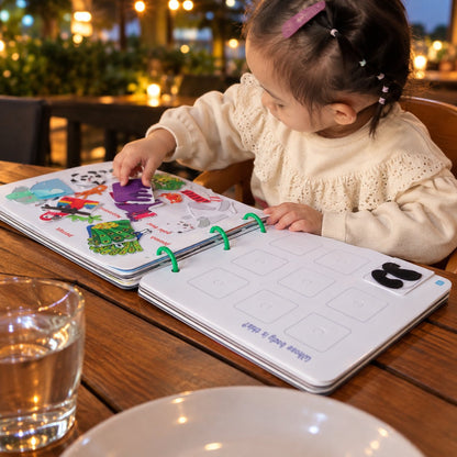 situation — PequeLibro™ – Libro de Actividades Montessori con Velcro para Niños de 1 a 4 Años