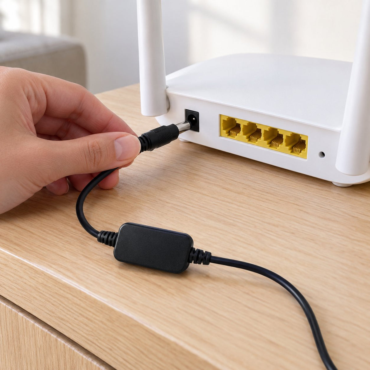 situation — Cable de Reinicio Automático para Router – Temporizador 24 h
