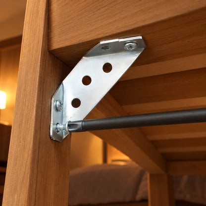 situation — Escuadras esquineras de acero inoxidable con tornillos – Refuerzo de muebles 90°