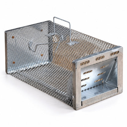 packshot — Trampa Multicaptura para Ratones – Jaula de Metal Galvanizado, Reutilizable y sin Veneno