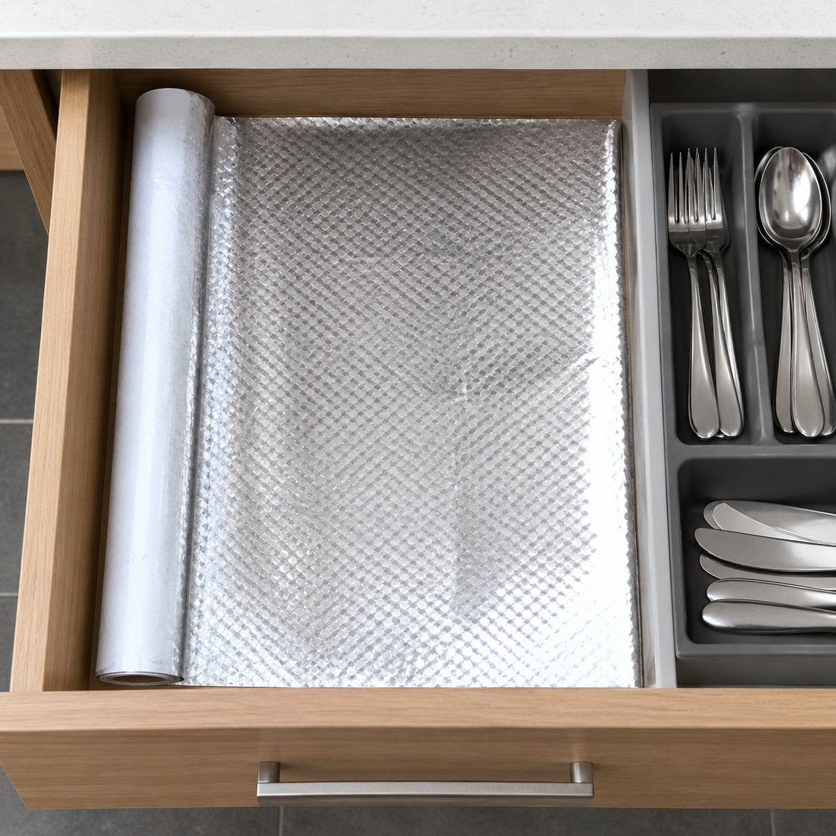 situation — Papel Adhesivo de Aluminio para Cocina – Antigrasa e Impermeable