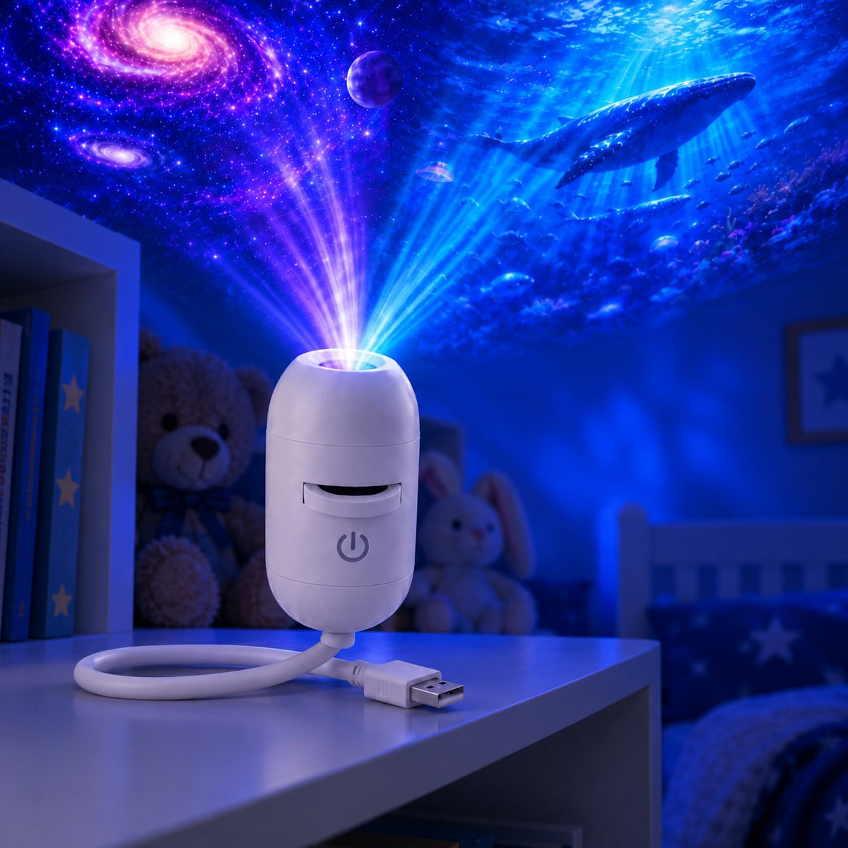 situation — Proyector Holográfico USB Galaxia y Océano