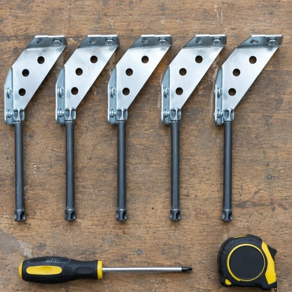 situation — Escuadras esquineras de acero inoxidable con tornillos – Refuerzo de muebles 90°