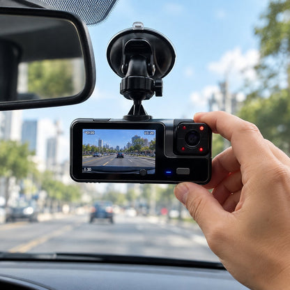 situation — Dashcam 1080P con pantalla de 2" y visión nocturna — hasta 3 cámaras