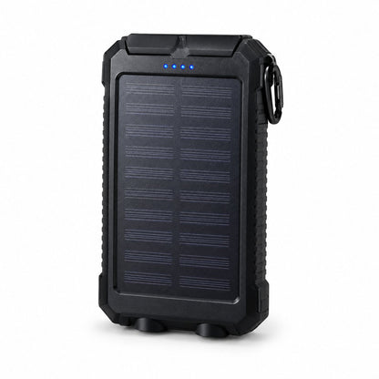 packshot — SolarGo™ – Batería Externa Solar con Doble Linterna LED, Antigolpes y Mosquetón