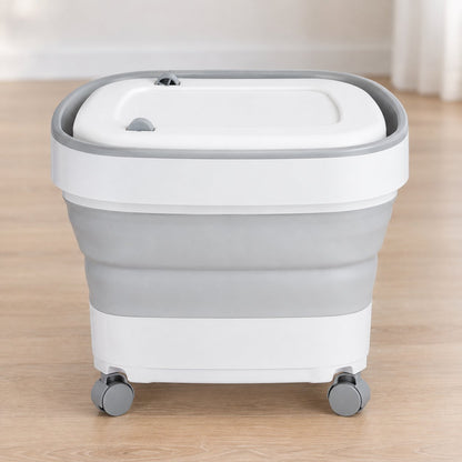 situation — Cubo Plegable con Ruedas 18 L – Se Guarda Plano en Cualquier Rincón